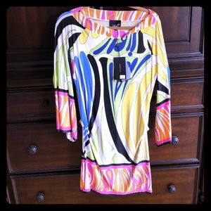 Analili Fitted bell sleeve dress brand new